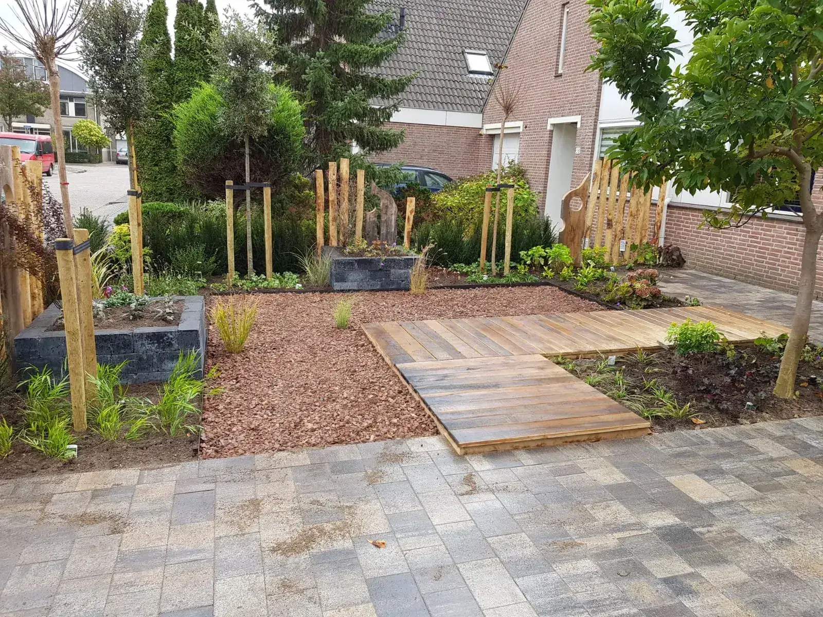 Tuinaanleg door Roefs Grondwerken