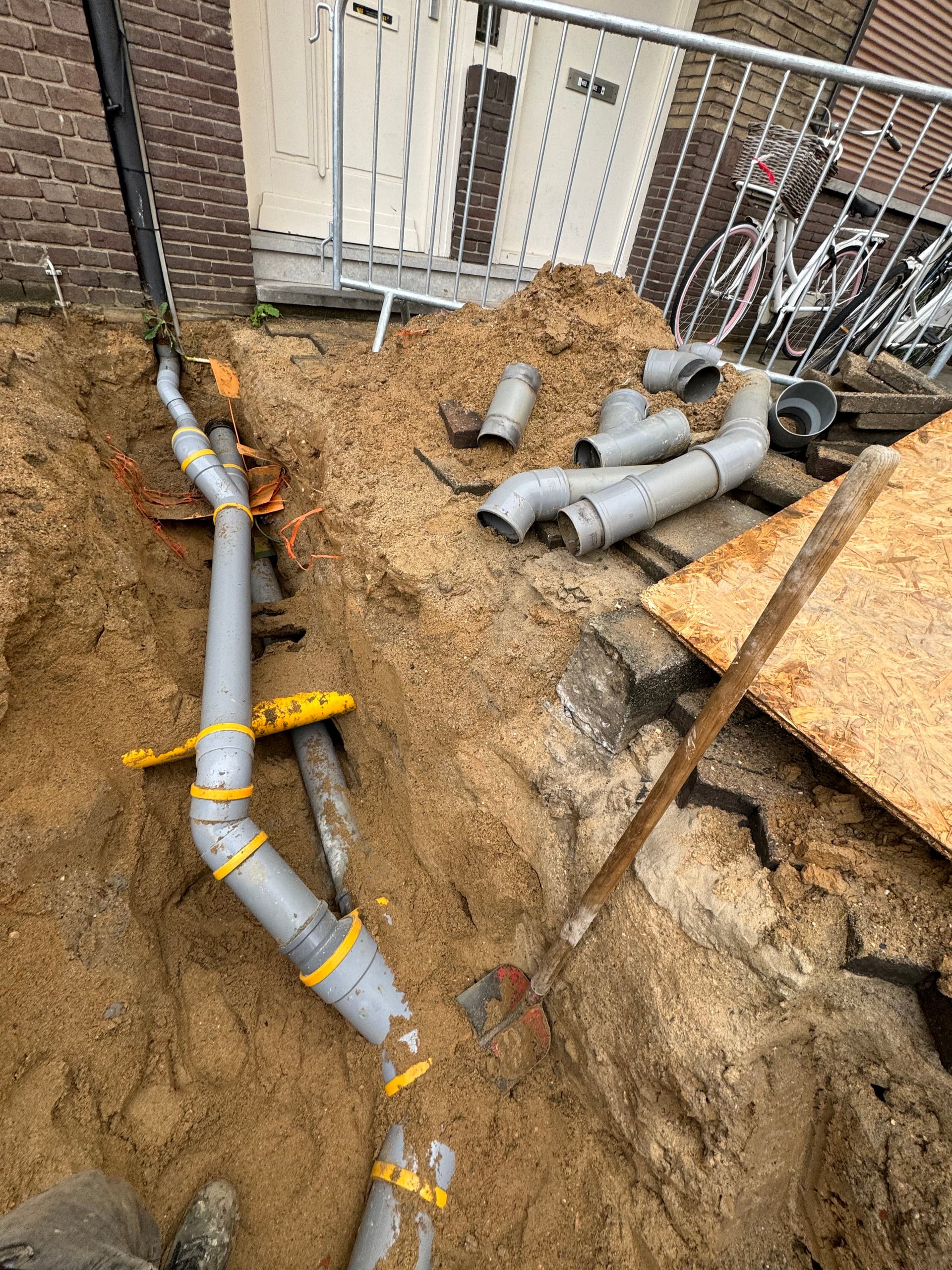 Complete huisaansluiting vervangen in Maastricht – riolering projectfoto 1
