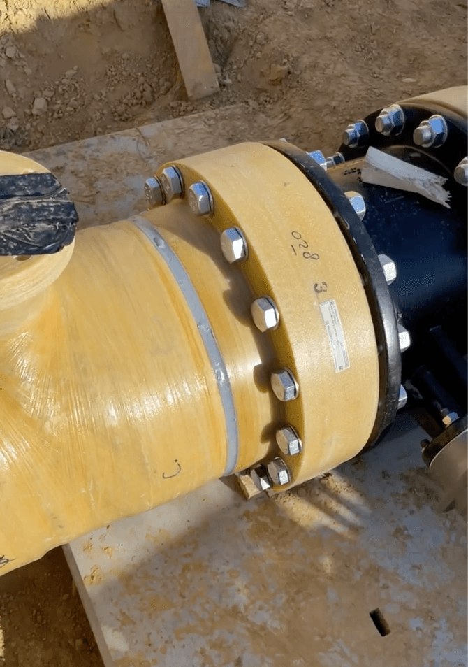 Aanleg bluswaterleiding in Chemelot – riolering projectfoto 3